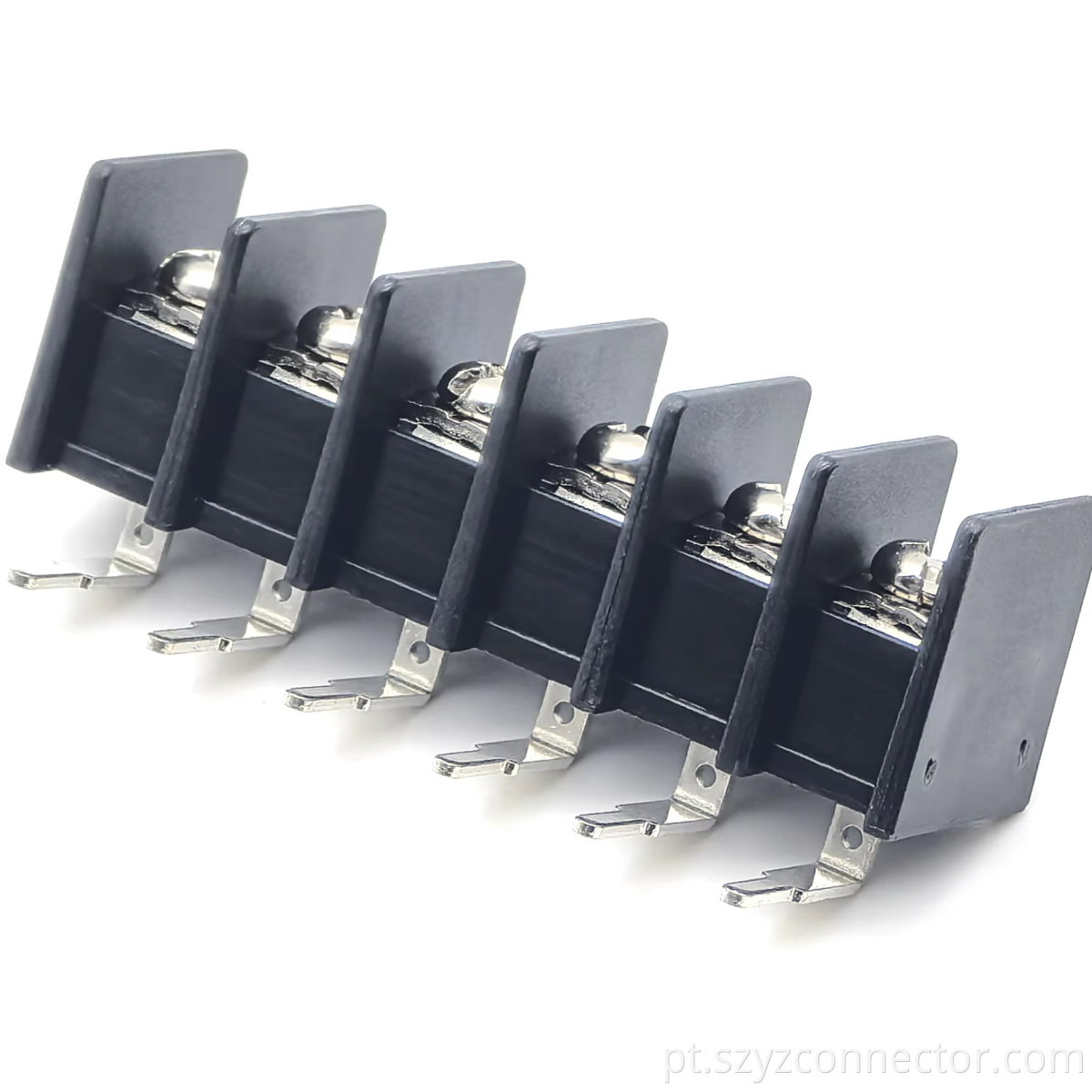 Blocos terminais de barreira de 9,5 mm com inserção dobrada 9.5mm barrier terminal blocks bent insertion